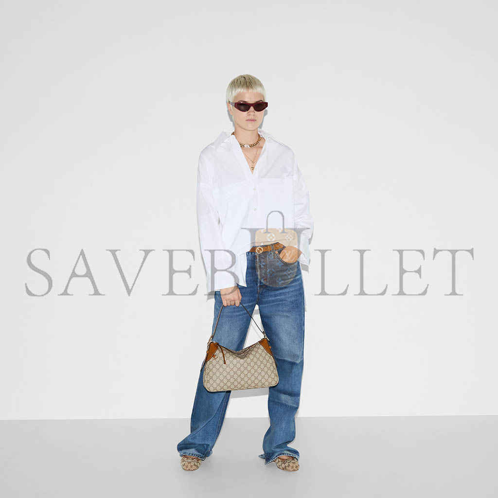 G*u*i gg emblem medium shoulder bag 815216 (31*21*8)